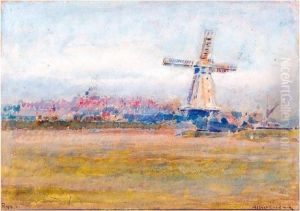 View Of Rye by Albert Goodwin