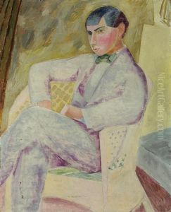 Portrait Of Ivan Grunewald by Isaac Grunewald
