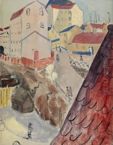 Det Roda Taket - Glasbruksgatan, Stockholm by Isaac Grunewald