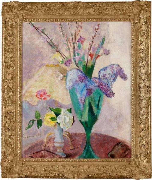 Stilleben Med Syrener Och Varblommor - view 1