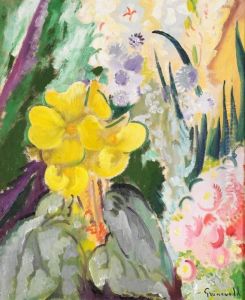 Blomsterstilleben by Isaac Grunewald