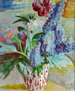Stilleben Med Sommarblommor