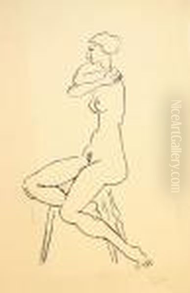 Sittande Modell - view 1