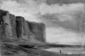 An Der Normannischen Kuste by Theodore Gudin
