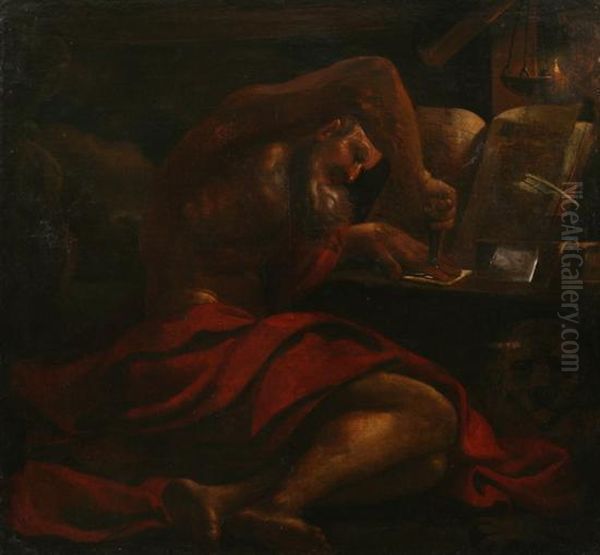 Saint Mark In His Study - view 1
