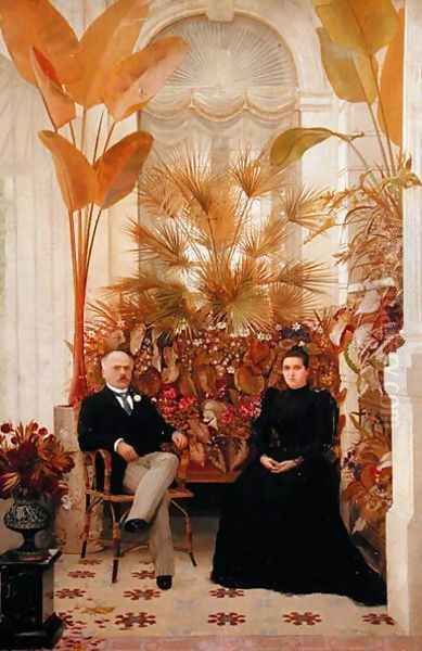 Couple in a Conservatory - view 1