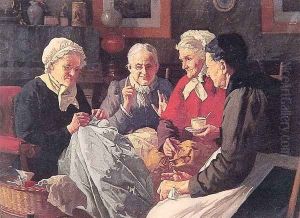 The gossips by Louis Charles Moeller