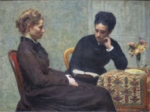 La Lecture by Ignace Henri Jean Fantin-Latour
