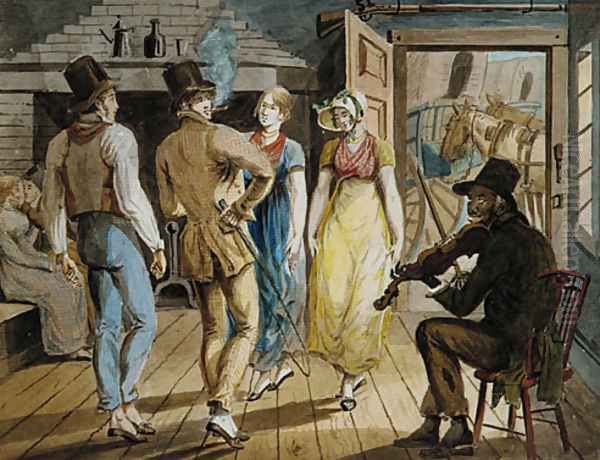 Merrymaking at a Wayside Inn - view 1