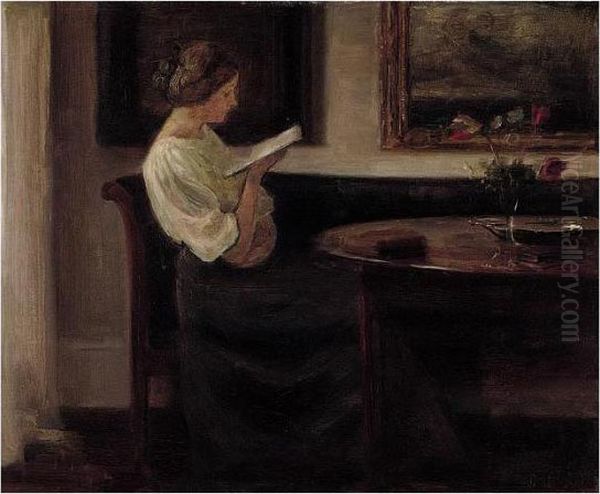 Interior Med Losende Kvinde (interior With A Woman Reading) - view 1