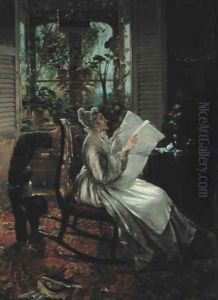 Home from School, 1865 by William E. Winner