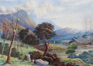 Mt Ngauruhoe And Lake Rotoaira