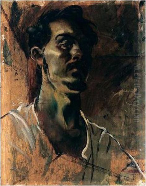 Self-portrait, The Reverse With The Goatherd - view 1