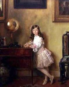 Miss Anne Harmsworth in an Interior