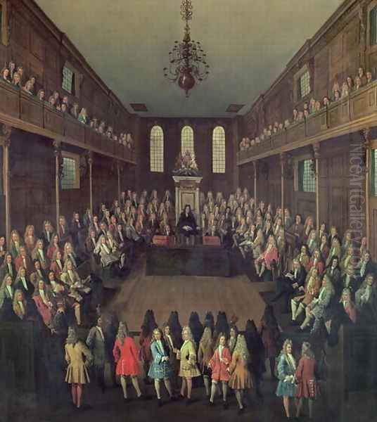 The House of Commons in Session, 1710 - view 1