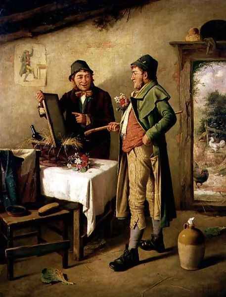 Admiring his Reflection - view 1