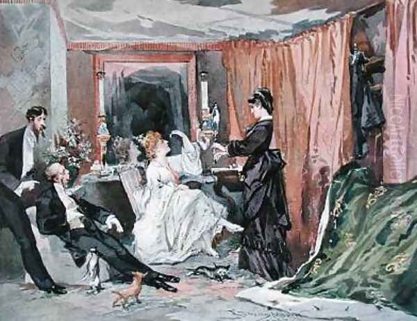 The Dressing Room of Hortense Schneider 1833-1920 at the Theatre des Varietes - view 1