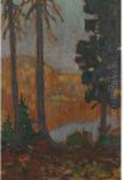 A Lake In Autumn, Algoma - view 1