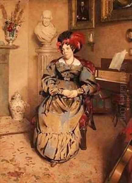 Portrait of a seated lady - view 1
