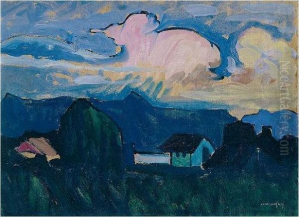 Landschaft Mit Rosa Wolke (landscape With Pink Cloud) - view 1