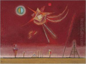 Schweben Uber Fest (hovering Above Firm) by Wassily Kandinsky