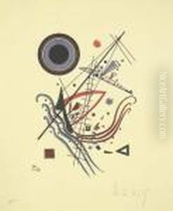 Lithographie 'blau' by Wassily Kandinsky