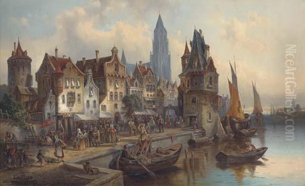 A Continental Town View; And Another Similar - view 1