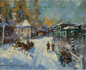 Russian Winter by Konstantin Alexeievitch Korovin
