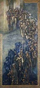 The Fall of Lucifer by Sir Edward Coley Burne-Jones