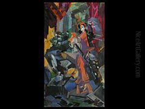 Der Gitarrenspieler by Konstantin Alexeievitch Korovin
