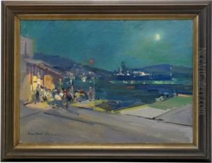 Evening On The French Coast by Konstantin Alexeievitch Korovin