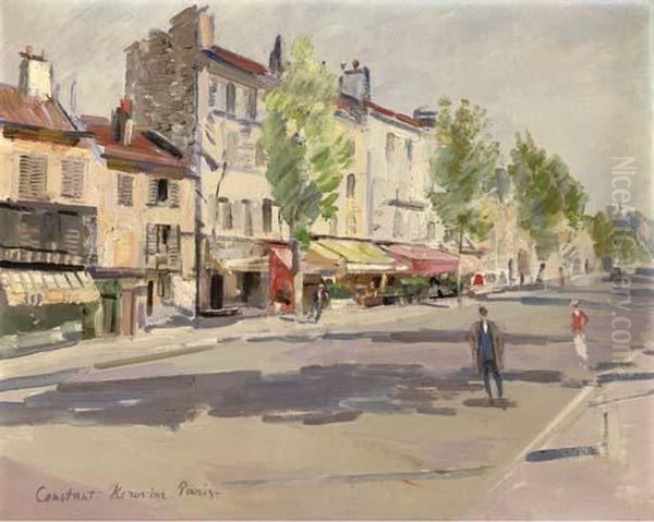 Paysage Printanier Dans La Banlieue De Paris - view 1