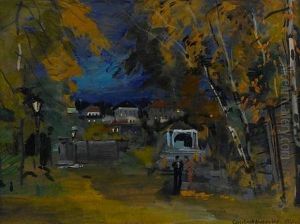 Landscape In France by Konstantin Alexeievitch Korovin