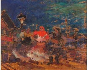 Danse Au Village by Konstantin Alexeievitch Korovin