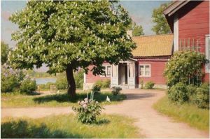 The Pink House by Johan Krouthen