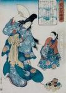 Spiegel Tugendhafter Und Beruhmter Frauen by Utagawa Kuniyoshi