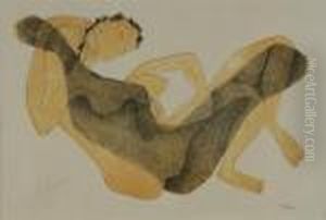 Femme Allonge Au Bras Leve by Henri Laurens