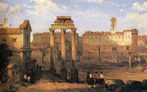 The Forum, Rome by David Roberts