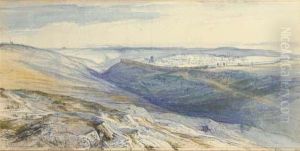A View Of Jerusalem by Edward Lear
