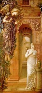 The Annunciation, 1879 by Sir Edward Coley Burne-Jones