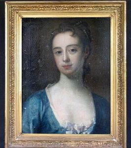 A Portrait Of A Lady In Blue by Sir Peter Lely