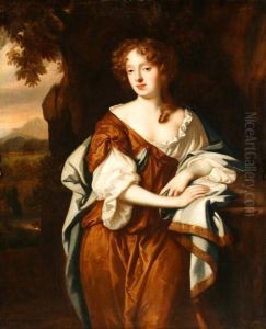Portrait Of A Lady, Possibly Elizabeth Wriothesley, Countessof Montagu by Sir Peter Lely