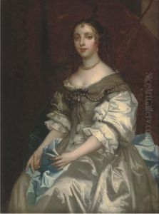 Portrait Of A Lady, Traditionally Identified Elizabeth, Countess Ofdevonshire by Sir Peter Lely