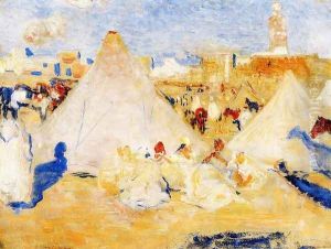 Encampment near a Moroccan Village