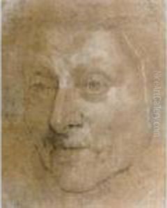 Portrait Of The Head Of An Old Woman by Sir Peter Lely