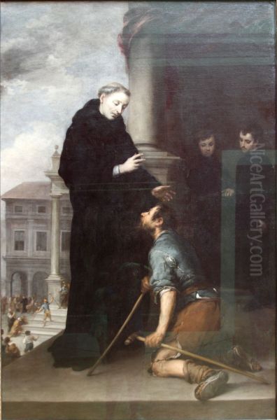 St. Thomas of Villanueva Distributing Alms - view 1