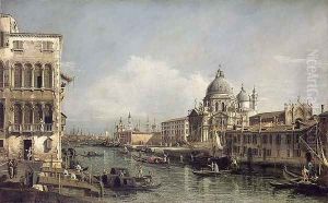Entrance to the Grand Canal, Venice by Bernardo Bellotto