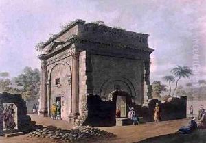 Roman Triumphal Arch Latachia in Syria from Views in the Ottoman Dominions 1810