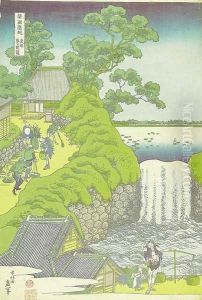 Aoigaoka Waterfall in the Eastern Capital (Toto Aoigaoka no taki)