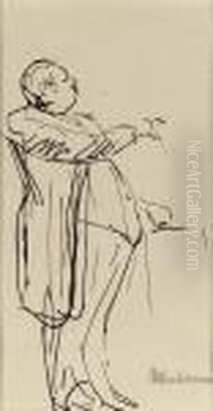 Four Figure Studies (stout Man Illustrated) - view 1